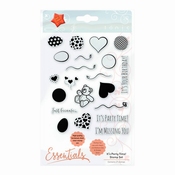 Tonic Studios - it`s party time clearstamp shaker set 1654e per stuk