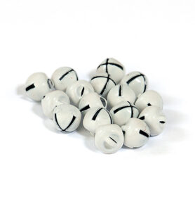 Kerstbel Wit 8mm 16 St