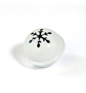 Kerstbel Wit 35mm 1 St