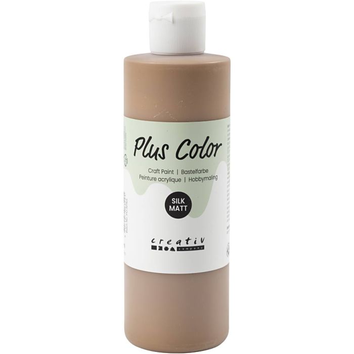 Plus Color Acrylverf Licht Bruin 250 Ml