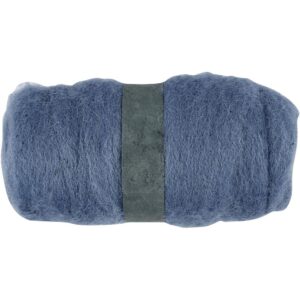 Gekaarde Wol 100gr Lucht Blauw