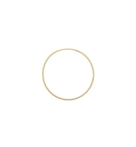 Metalen ring, gold 10cm