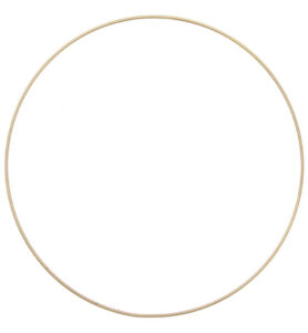 Metalen ring, gold 25cm