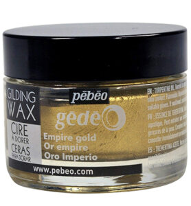 Pebeo Gedeo Gilding Wax 30ml, Empire Gold