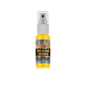 Cadence Mix Media Shimmer Metallic Spray Geel 0002 25 Ml