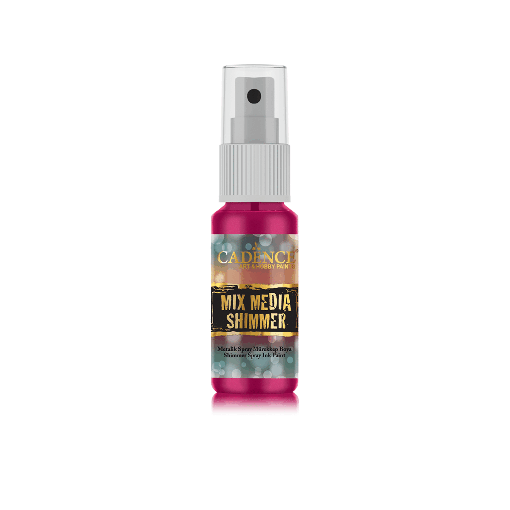Cadence Mix Media Shimmer Metallic Spray Fuchsia 0006 25 Ml