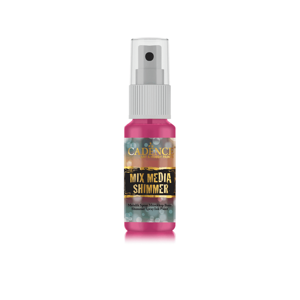 Cadence Mix Media Shimmer Metallic Spray Licht Fuchsia 0015 25ml