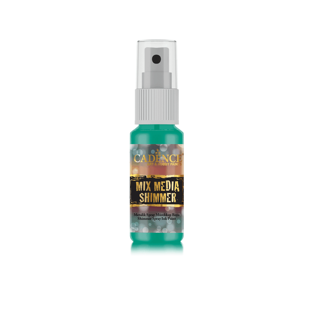Cadence Mix Media Shimmer Metallic Spray Groen 0010 25 Ml