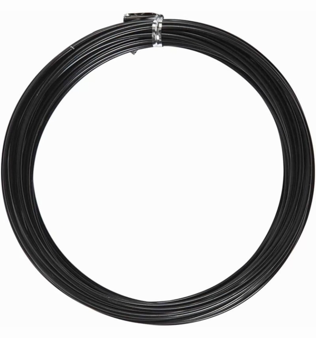 Aluminium Draad Zwart Dkte 2mm 10 M Op Rol