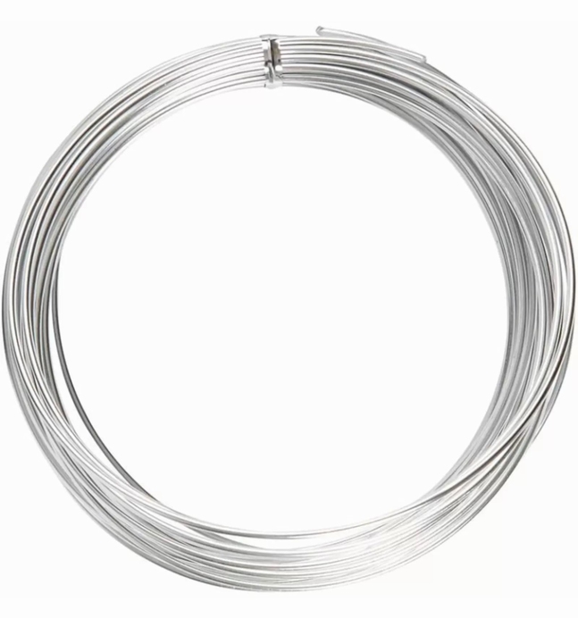 Aluminium Draad Zilver Dikte 2mm 10 M Op Rol