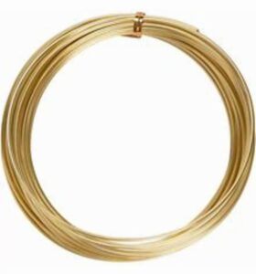 Aluminium Draad Goud Dikte 2mm 10 M Op Rol