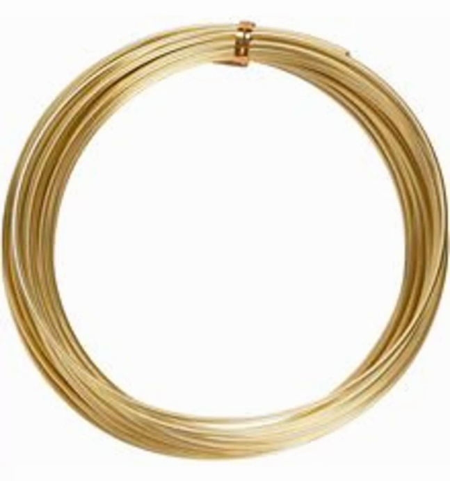 Aluminium Draad Goud Dikte 2mm 10 M Op Rol