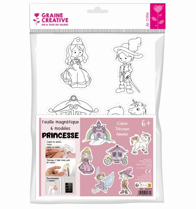Graine Creative Magneten Kleuren Princessen