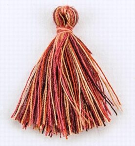 Tassel Wine Shades Kleine Draadkwastjes Set Van 3 Stuks