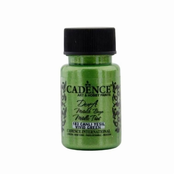 Cadence Dora Metallic Verf Vivid Green 0183 50 Ml