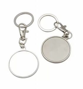 Metalen Cirkel Sleutelhanger 44 Mm