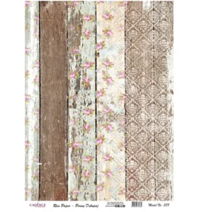 Cadence Rijst Decoupage Papier 388 30x42 Cm Patroonhout
