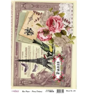 Cadence Rijst Decoupage Papier 516 30x42 Cm Parijs