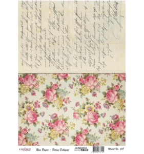 Cadence Rijst Decoupage Papier 518 30x42 Cm Briefpapier Bloe