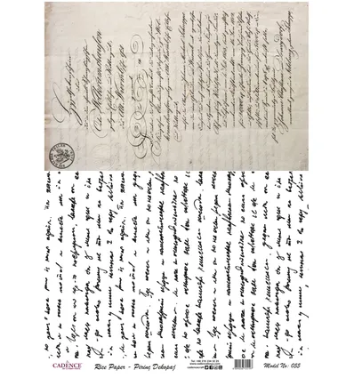 Cadence Rijst Decoupage Papier 55 30x42 Cm Briefpapier