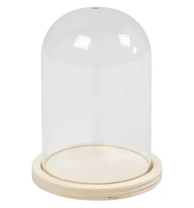 Stolp Op Houten Voet 9,5x6 Cm