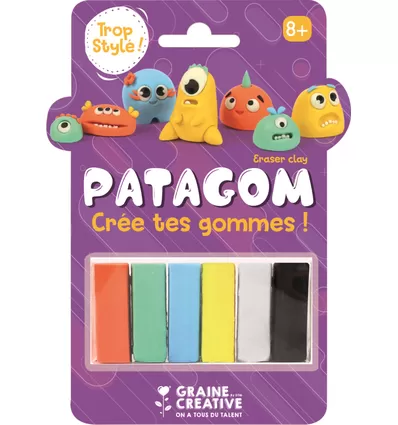 Patagom Gum Klei Set Monsters 6x25 Gr
