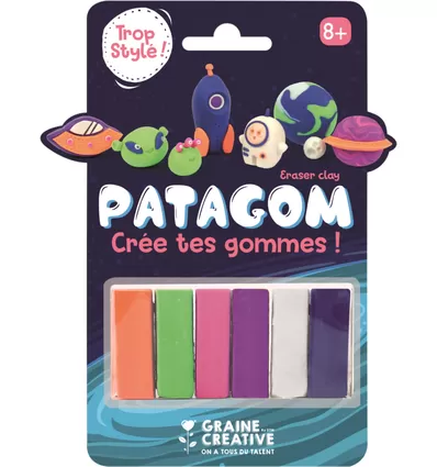 Patagom Gum Klei Set Cosmos 6x25 Gr