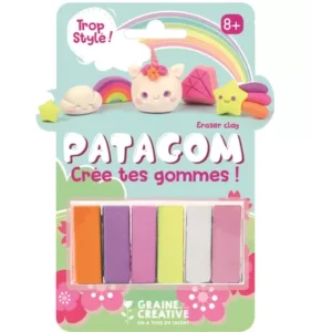 Patagom Gum Klei Set Eenhoorn 6x25 Gr