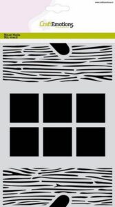 Carla Creaties Mask Stencil Plant Pots Window & Shutters