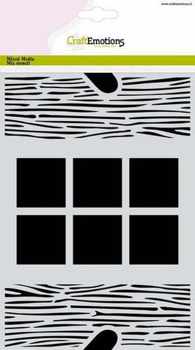 Carla Creaties Mask Stencil Plant Pots Window & Shutters