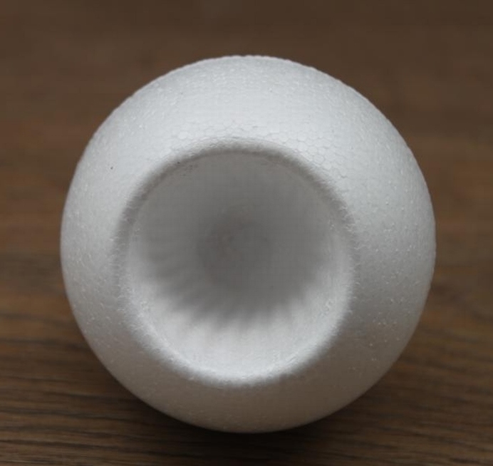 Piepschuim Kerstbal 8 Cm 2 Stuks