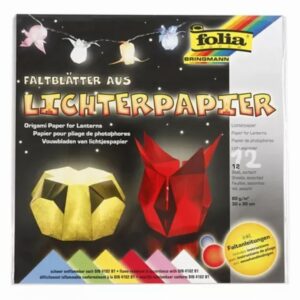 Lantaarnpapier 30x30 Cm Multi 12 Vel