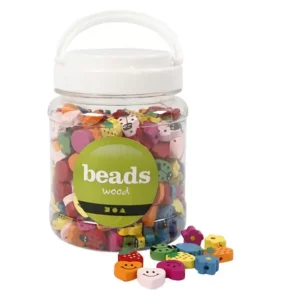Houten Kralen Figurenmix 15 20 Mm Multigekleurd 325 Stuks