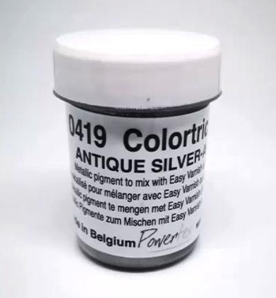 Powertex Pigment Poeder Colortrickx Antique Grey Silver