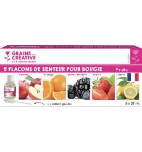 Kaarsen Geurstof Set 5x27 Ml Fruit