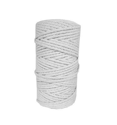 Dekoart Macramékoord 4 Mm 100 M Lichtgrijs