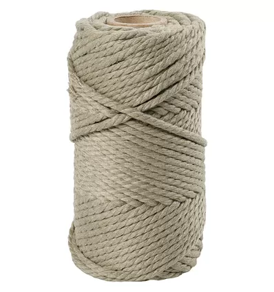 Macramékoord 4 Mm 55 M Mosgroen