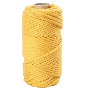 Macramékoord 4 Mm 55 M Geel