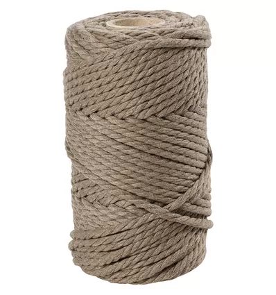 Macramékoord 4 Mm 55 M Licht Bruin