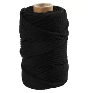Macramékoord 2 Mm 198 M Zwart