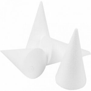 Kegel Styro Foam Kegel 14,5cm 5 Stuks Piepschuim Kegel