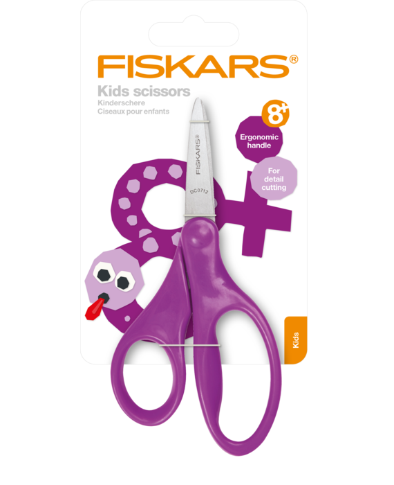 Fiskars Scissors Kids +8 Purple 15cm