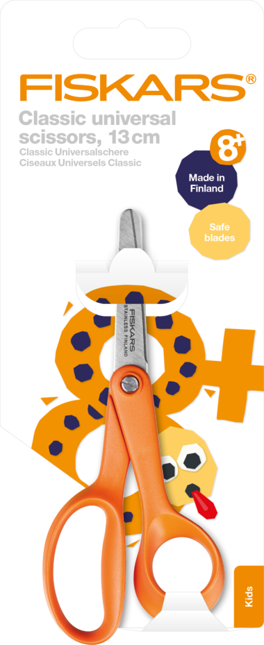 Fiskars Scissors Kids +8 Classic 13cm