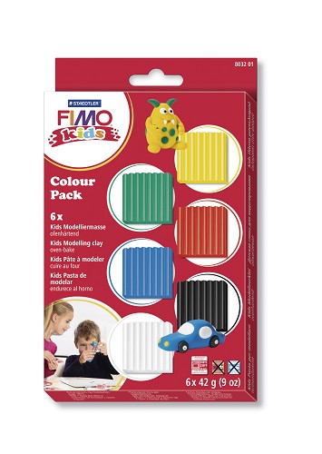 Fimo Kids Colour Pack Basic (6 X 42g)