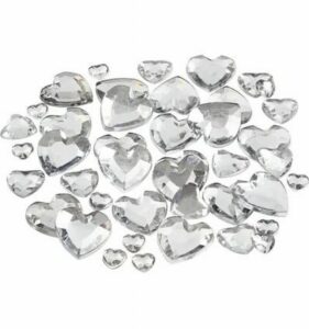 Strasstenen Harten Zilver 6 14 Mm 252 Stuks
