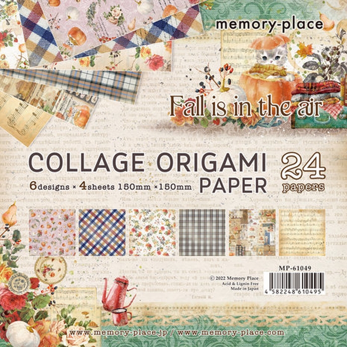 Memory Place Fall Is In The Air Collage Origami Paper