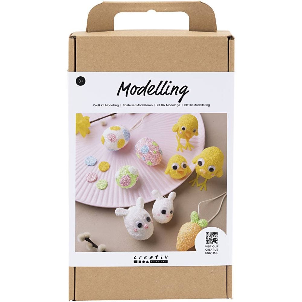 Hobbyset Boetseren Paasfiguren Foam Clay En Silk Clay