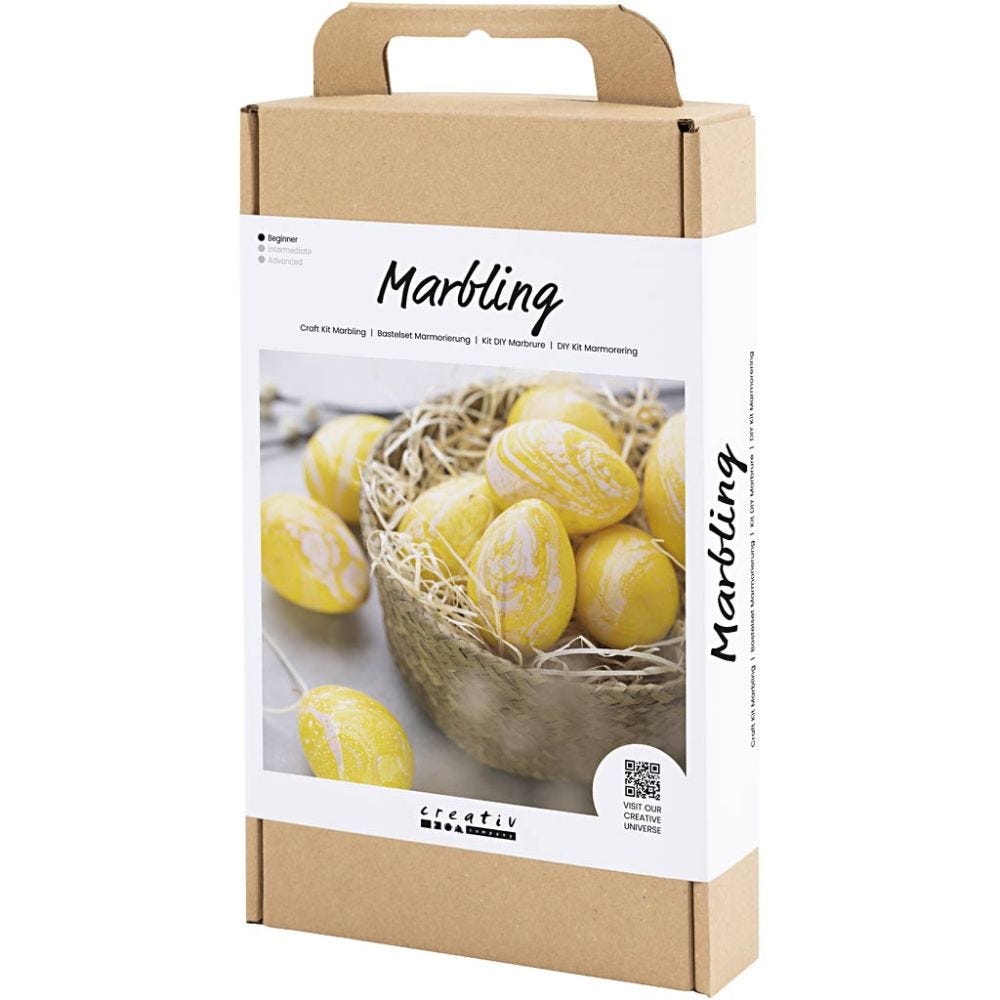 Hobbyset Marmeren, Roze, Geel