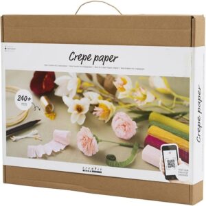 Maxi Hobbyset Crepepapier, Bloemen,