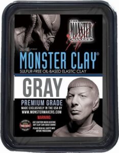 Monster Clay Soft Hardness Gray